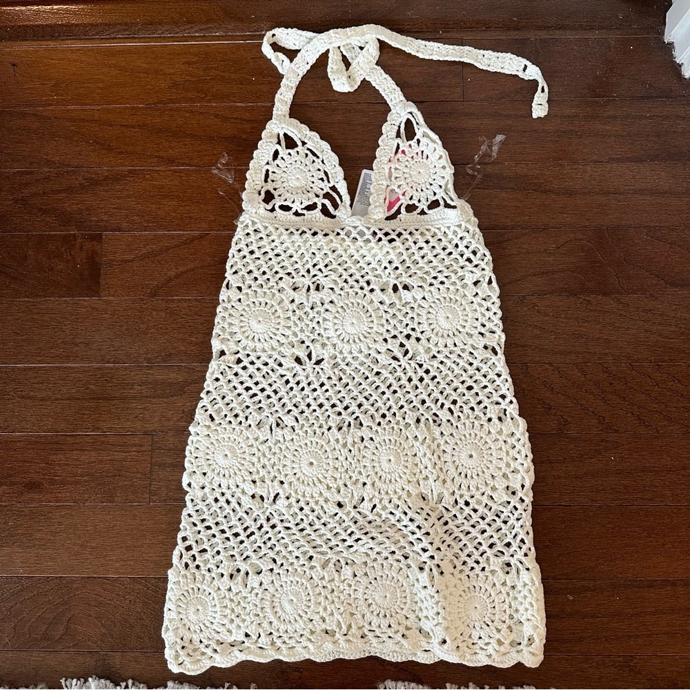 Edikted crochet mini dress